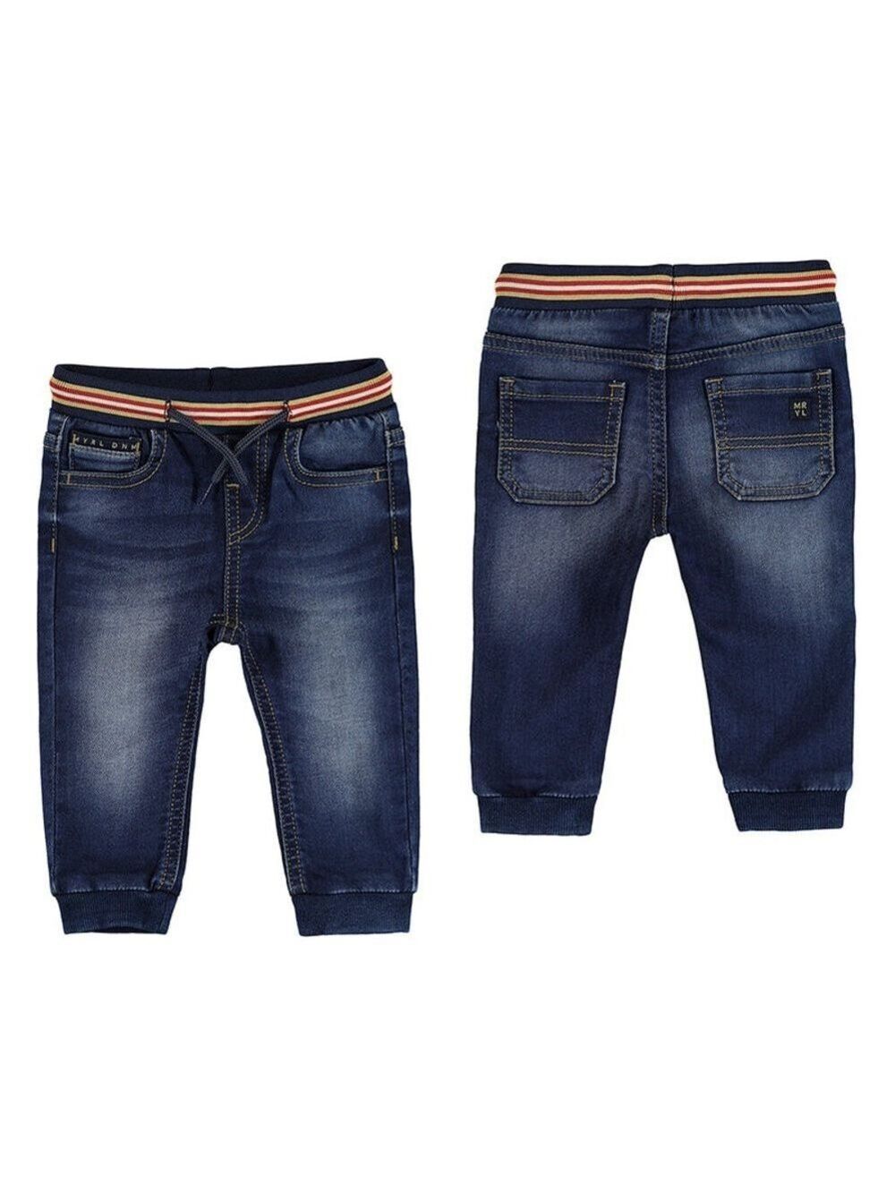 Mayoral Dark Blue Kids Denim Pants